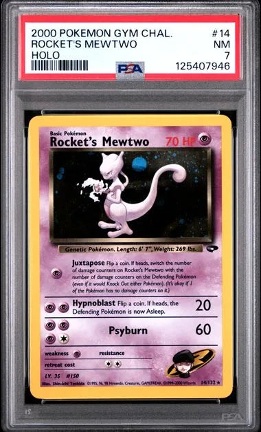 Rocket's Mewtwo - Gym Challenge (Holo Rare) [14] Kortspil
