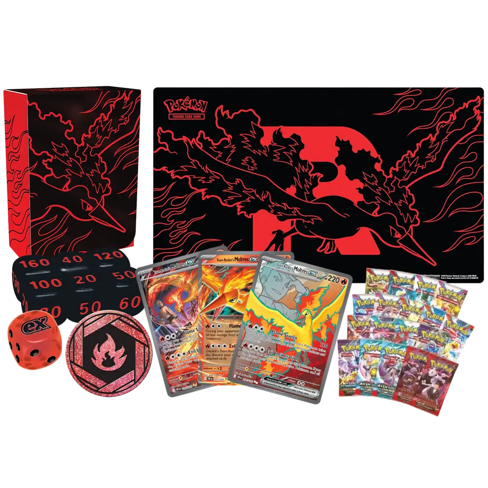 Pokemon TCG Team Rockets Moltres Ultra Premium Collection Kortspil