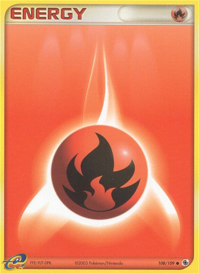 Fire Energy⁣ - EX Ruby & Sapphire⁣ (Common)⁣ [108] English / Near Mint / Normal