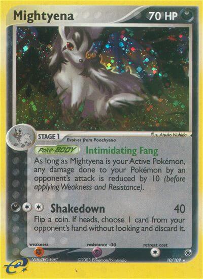 Mightyena (Intimidating Fang)⁣ - EX Ruby & Sapphire⁣ (Holo Rare)⁣ [10] English / Good / Normal