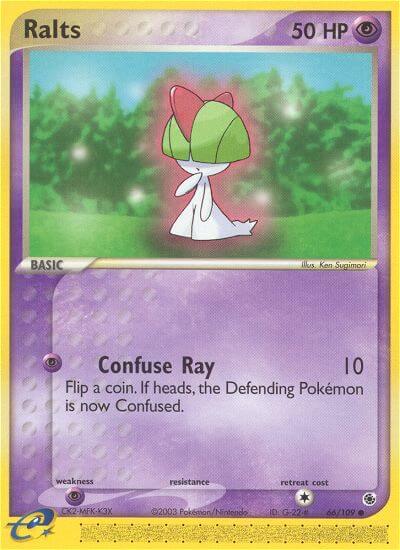 Ralts⁣ - EX Ruby & Sapphire⁣ (Common)⁣ [66] English / Played / Reverse-Holo Normal