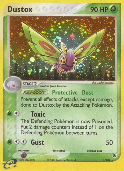 Dustox⁣ - EX Ruby & Sapphire⁣ (Holo Rare)⁣ [6] English / Good / Reverse-Holo Normal