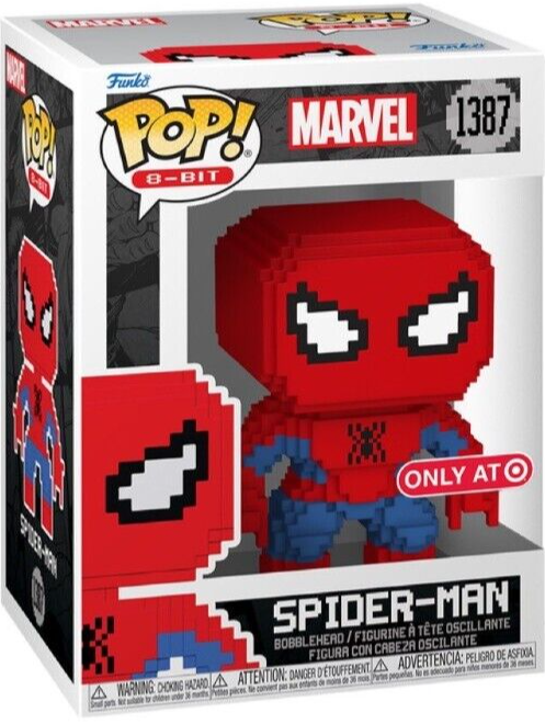 Funko POP Marvel 8-Bit Spider-Man Target Exclusive Figur
