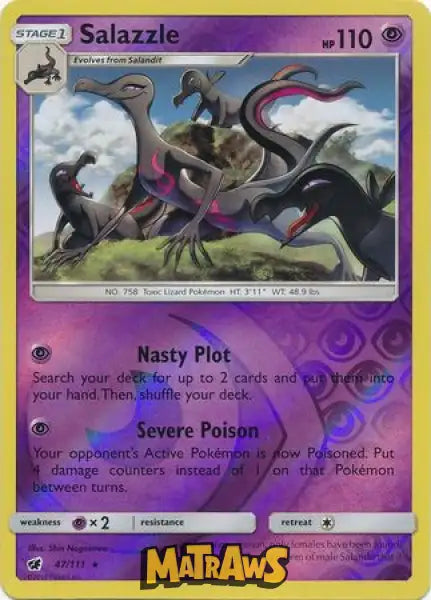 Salazzle - Reverse 47/111 Enkeltkort