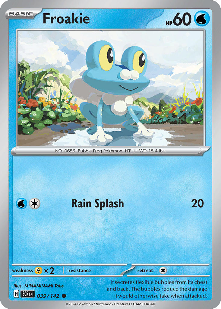Froakie⁣ - Stellar Crown⁣ (Common)⁣ [039] English / Near Mint / Normal