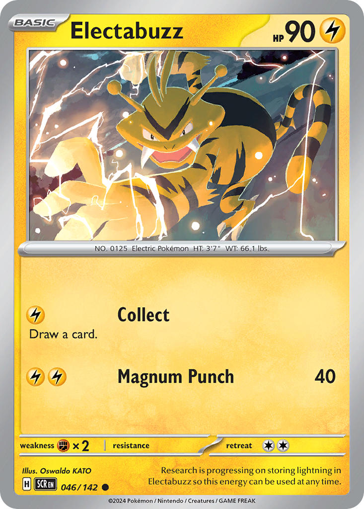 Electabuzz⁣ - Stellar Crown⁣ (Common)⁣ [046] English / Near Mint / Normal