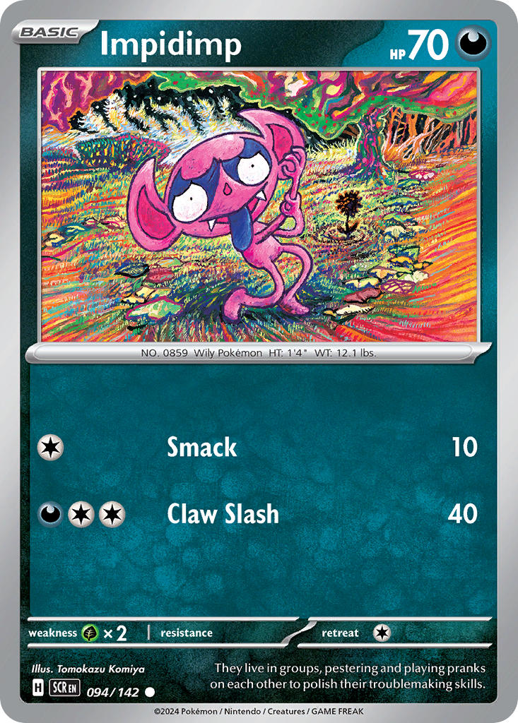 Impidimp⁣ - Stellar Crown⁣ (Common)⁣ [094] English / Near Mint / Normal