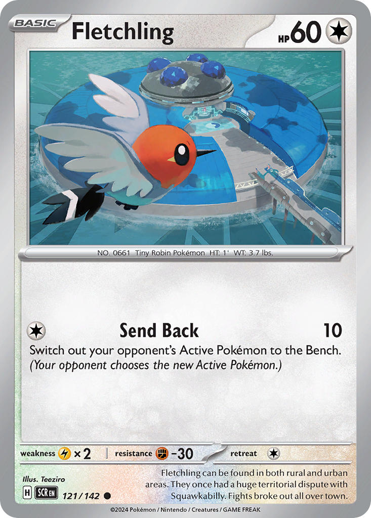 Fletchling⁣ - Stellar Crown⁣ (Common)⁣ [121] English / Near Mint / Normal