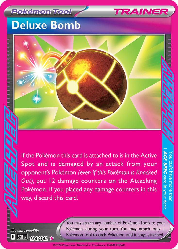 Deluxe Bomb⁣ - Stellar Crown⁣ (ACE Rare)⁣ [134] English / Near Mint / Normal