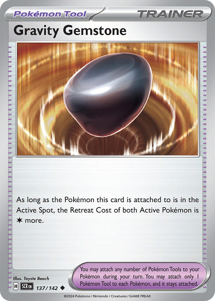 Gravity Gemstone⁣ - Stellar Crown⁣ (Uncommon)⁣ [137] English / Near Mint / Normal
