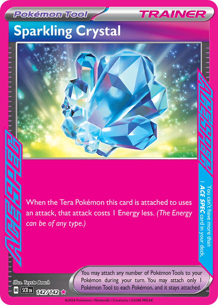 Sparkling Crystal⁣ - Stellar Crown⁣ (ACE Rare)⁣ [142] English / Near Mint / Normal