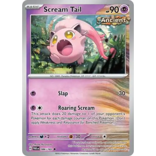 Scream Tail (Ancient) - 086/182 - Enkeltkort