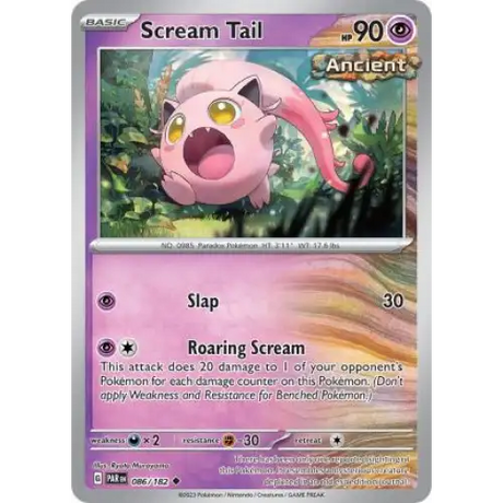 Scream Tail (Ancient) - 086/182 - Enkeltkort