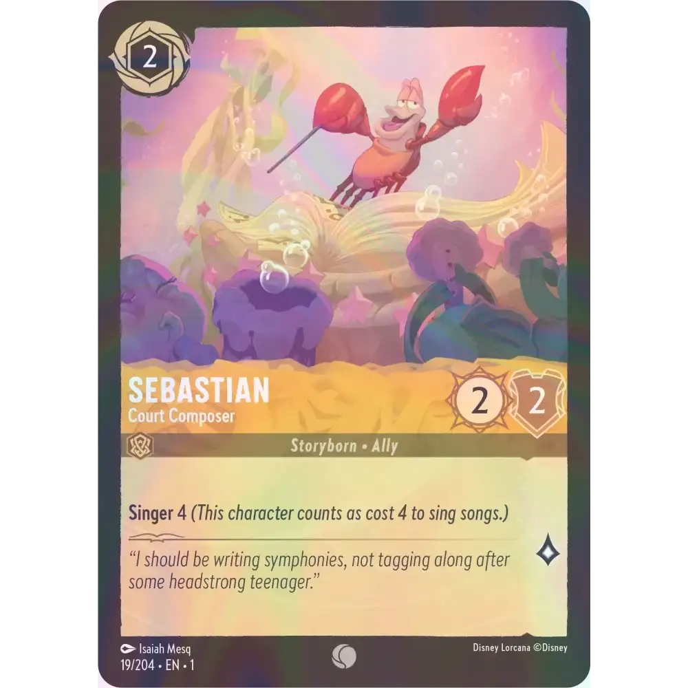 Sebastian - Court Composer - Foil (Common) - 19/204