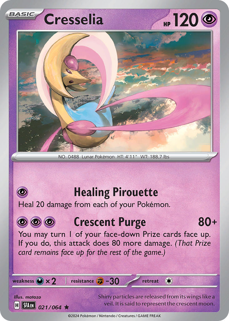 Cresselia⁣ - Shrouded Fable⁣ (Rare)⁣ [021] English / Near Mint / Normal