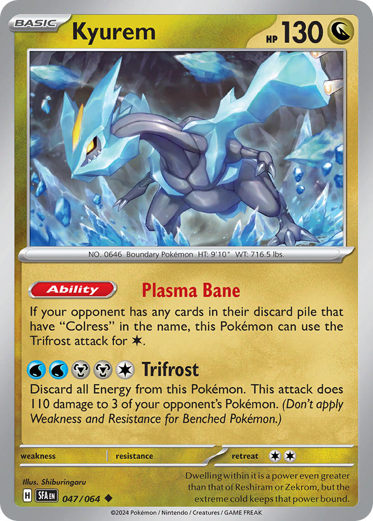 Kyurem⁣ - Shrouded Fable⁣ (Uncommon)⁣ [047] English / Near Mint / Normal