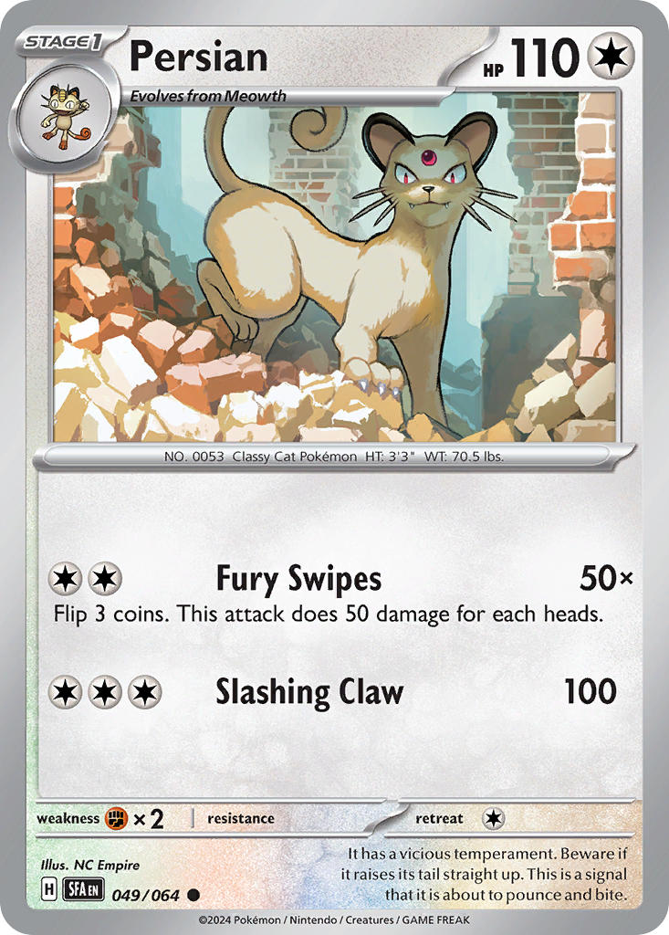 Persian⁣ - Shrouded Fable⁣ (Common)⁣ [049] English / Near Mint / Reverse-Holo Normal