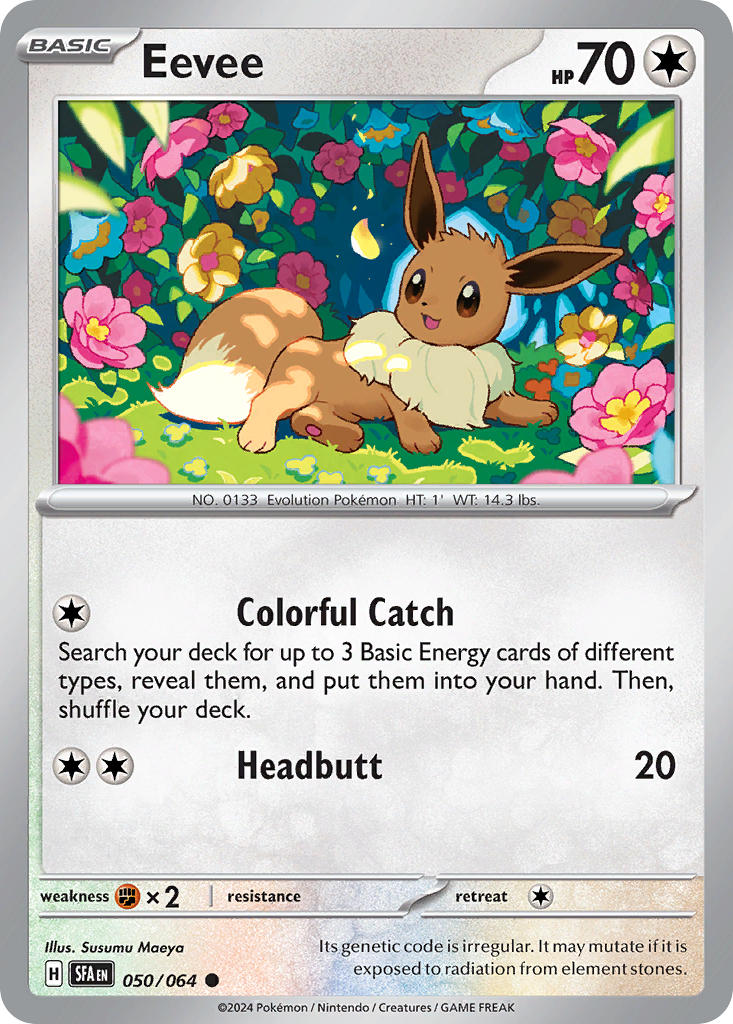 Eevee⁣ - Shrouded Fable⁣ (Common)⁣ [050] English / Near Mint / Normal