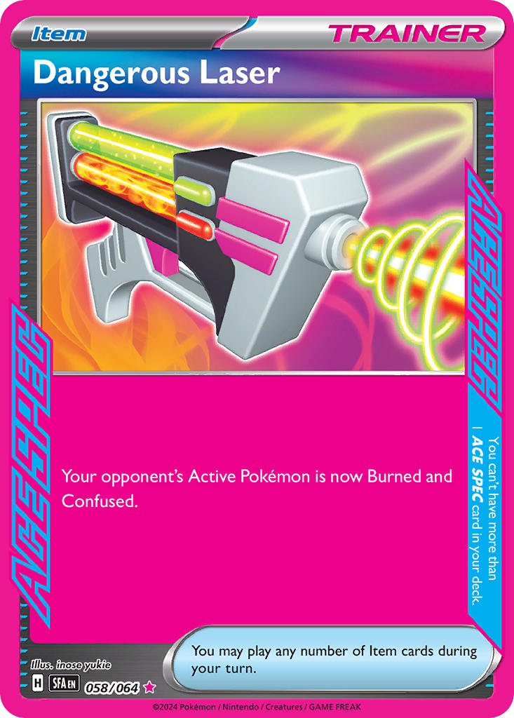 Dangerous Laser⁣ - Shrouded Fable⁣ (ACE Rare)⁣ [058] English / Near Mint / Normal