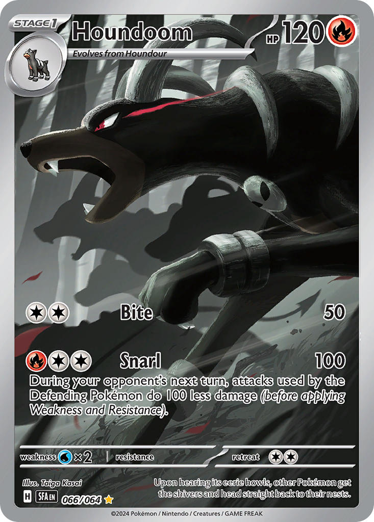 Houndoom⁣ - Shrouded Fable⁣ (Illustration Rare)⁣ [066] English / Near Mint / Normal