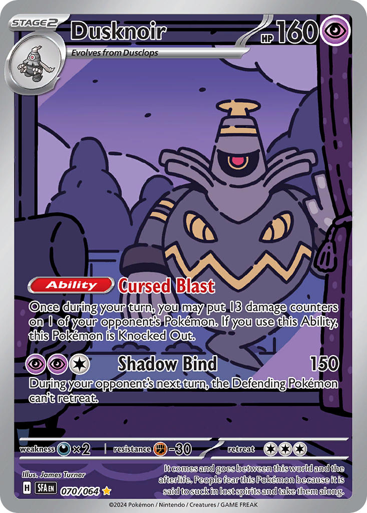 Dusknoir⁣ - Shrouded Fable⁣ (Illustration Rare)⁣ [070] English / Near Mint / Normal