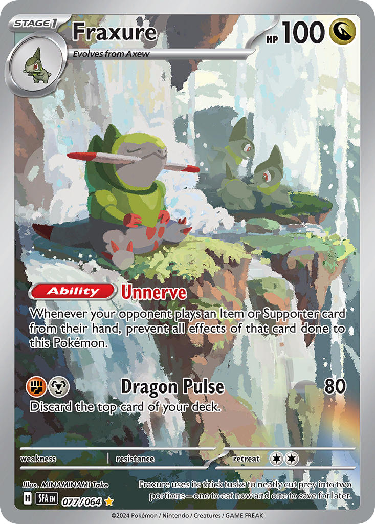 Fraxure⁣ - Shrouded Fable⁣ (Illustration Rare)⁣ [077] English / Near Mint / Normal