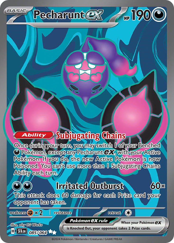 Pecharunt ex⁣ - Shrouded Fable⁣ (Ultra Rare)⁣ [085] English / Near Mint / Normal