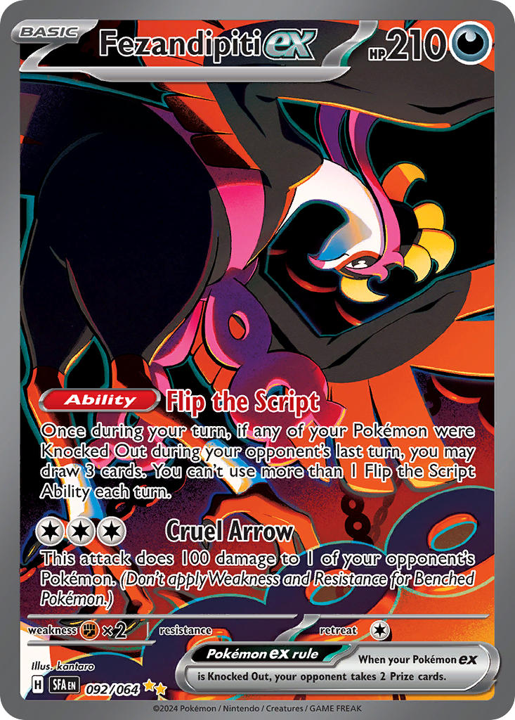 Fezandipiti ex⁣ - Shrouded Fable⁣ (Special Illustration Rare)⁣ [092] English / Near Mint / Normal