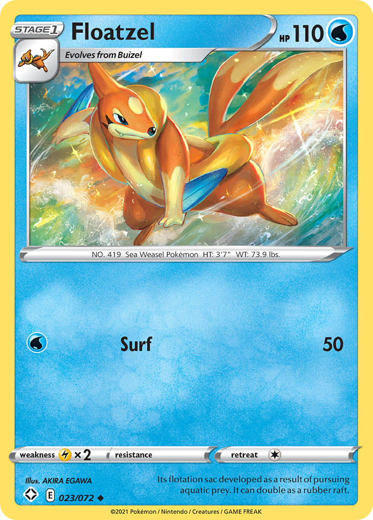 Floatzel - Shining Fates (Uncommon) [SHF-23] English / Near Mint / Normal