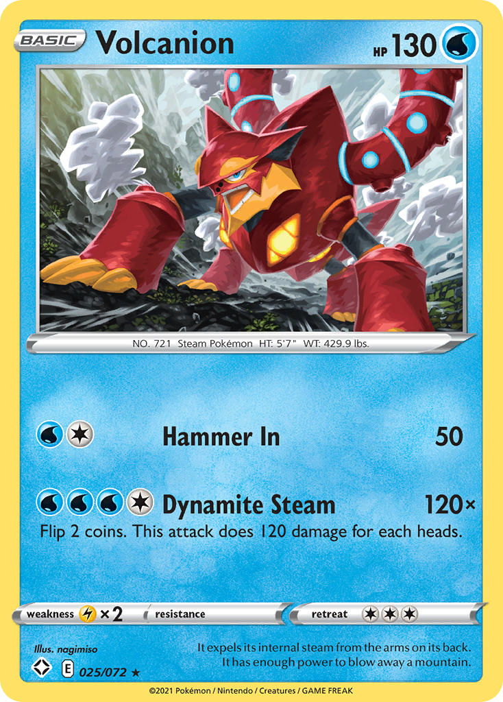 Volcanion - Shining Fates (Rare) [SHF-25] English / Near Mint / Normal