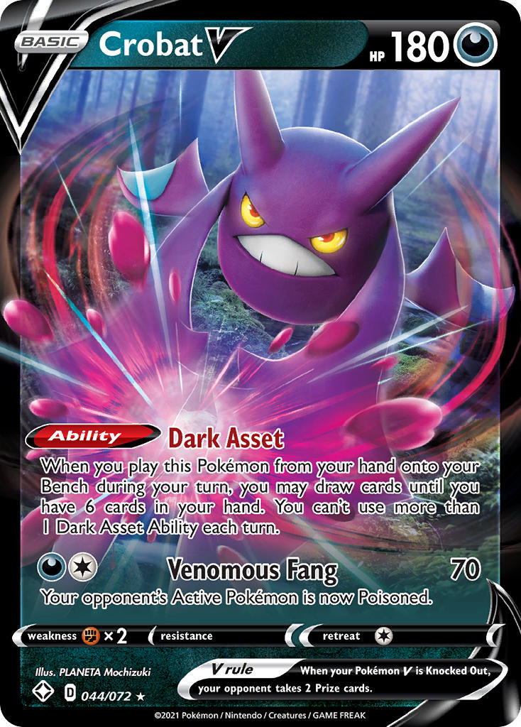 Crobat V - Shining Fates (Ultra Rare) [SHF-44] English / Near Mint / Normal