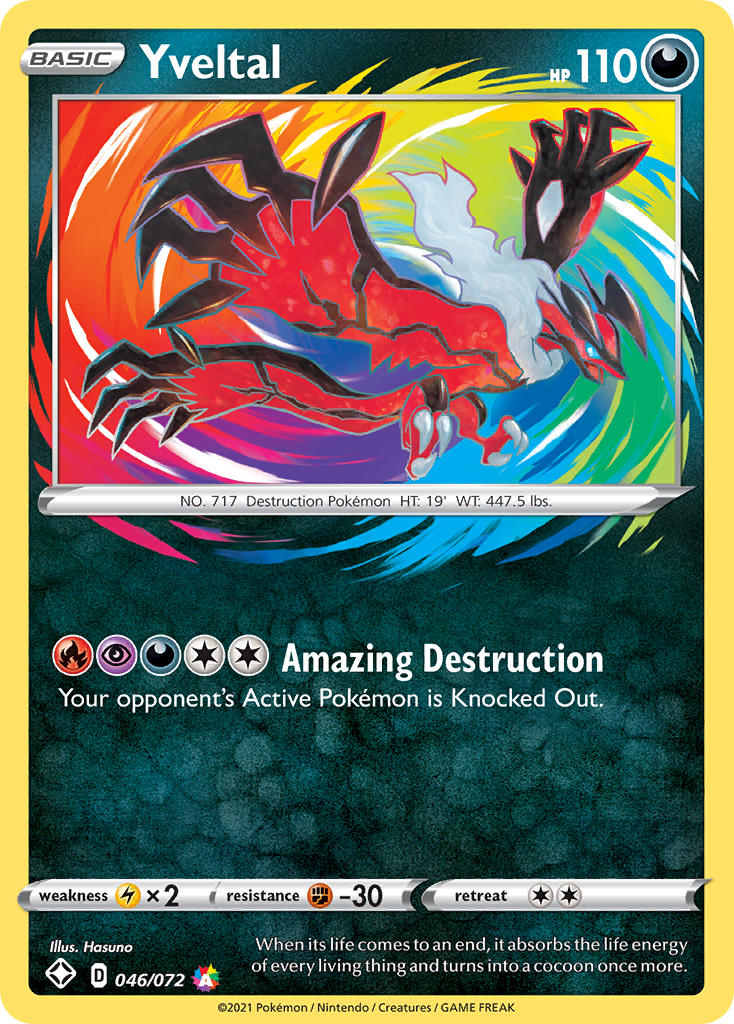 Yveltal - Shining Fates (Amazing Rare) [SHF-46] English / Near Mint / Normal