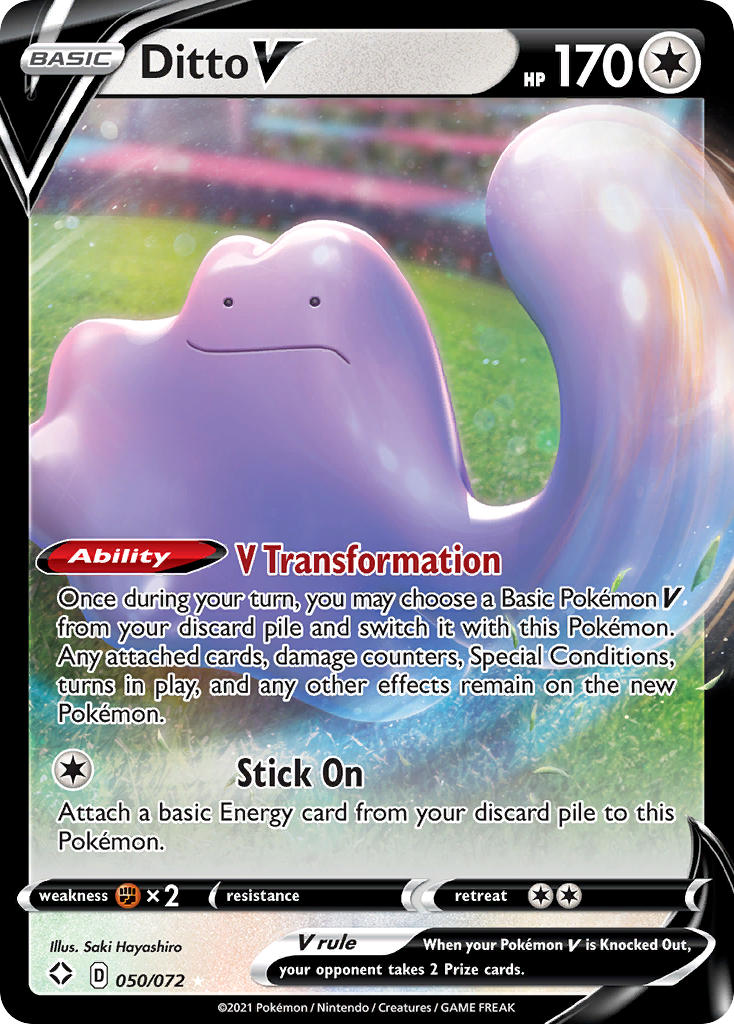 Ditto V - Shining Fates (Ultra Rare) [SHF-50] English / Light Played / Normal