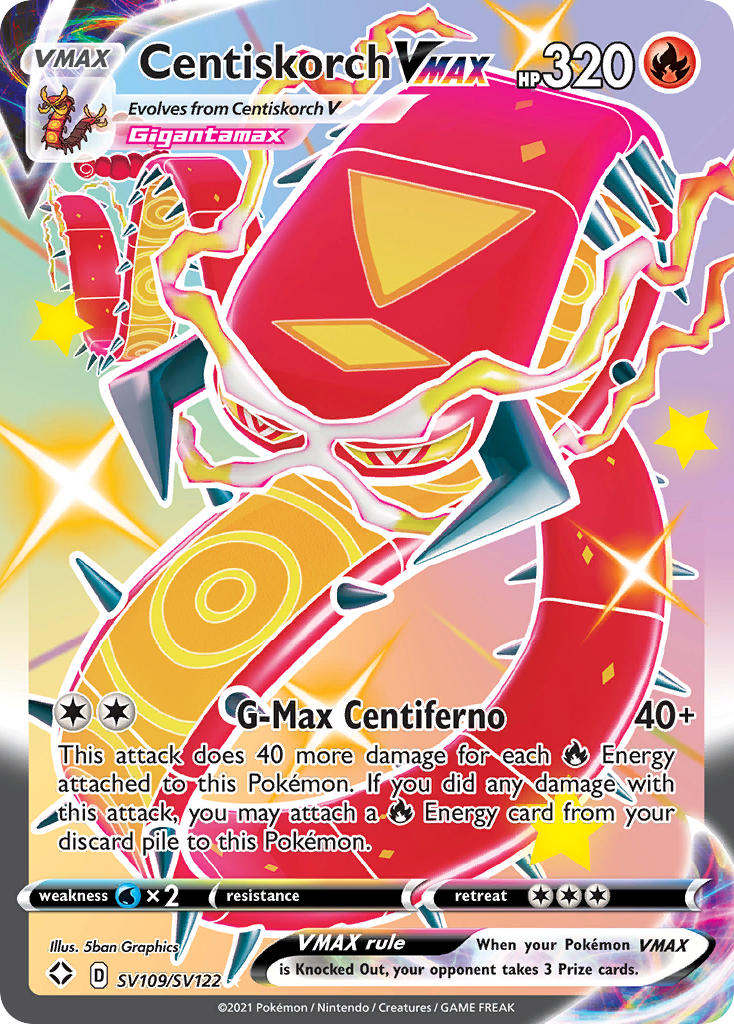 Centiskorch VMAX - Shining Fates (Secret Rare) [SHF-SV109] English / Near Mint / Normal