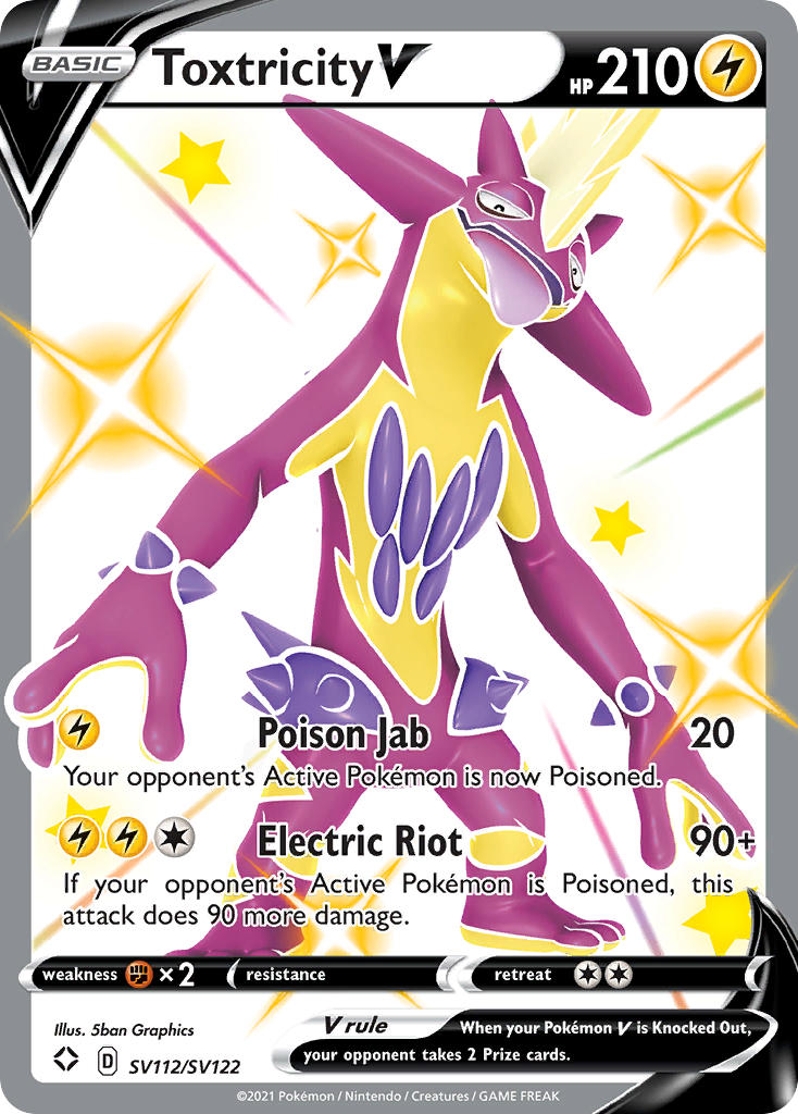 Toxtricity V - Shining Fates (Secret Rare) [SHF-SV112] English / Near Mint / Normal