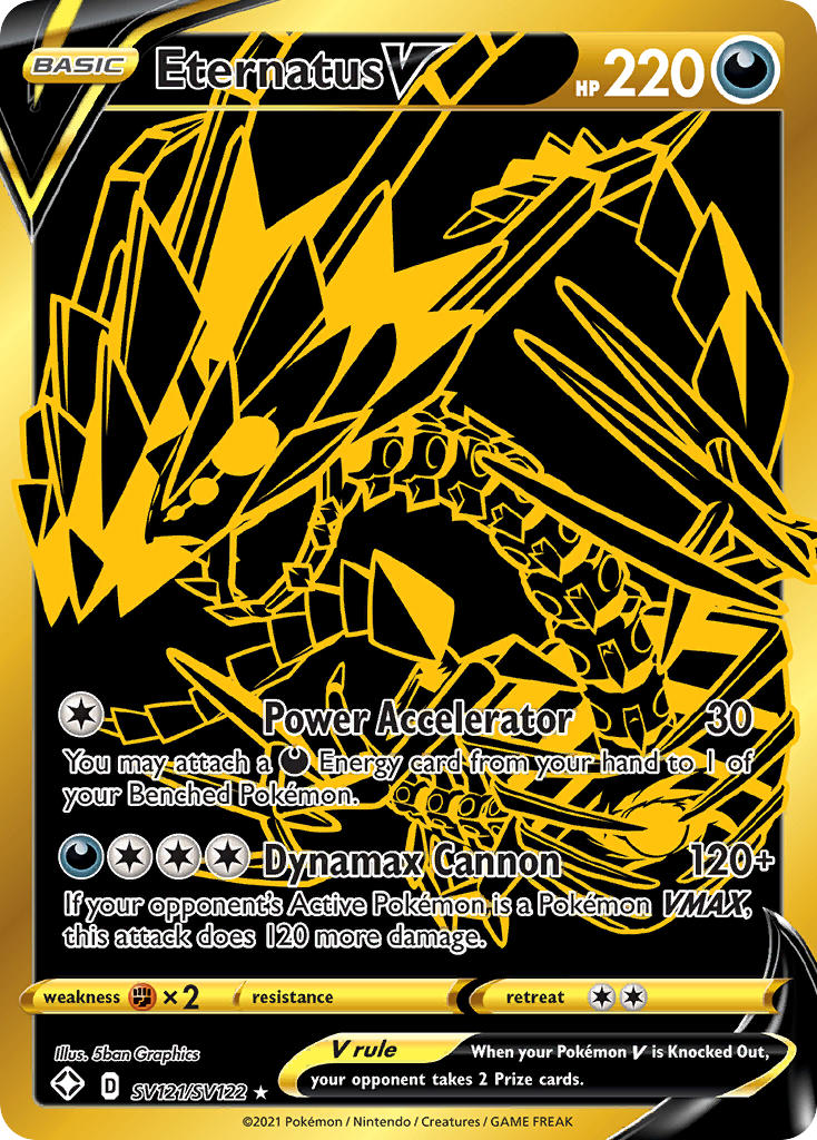 Eternatus V - Shining Fates (Secret Rare) [SHF-SV121] English / Near Mint / Normal