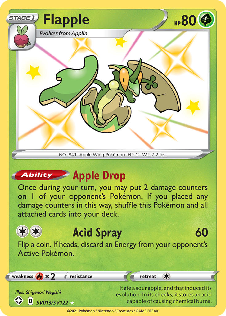 Flapple - Shining Fates (Secret Rare) [SHF-SV13] English / Near Mint / Normal