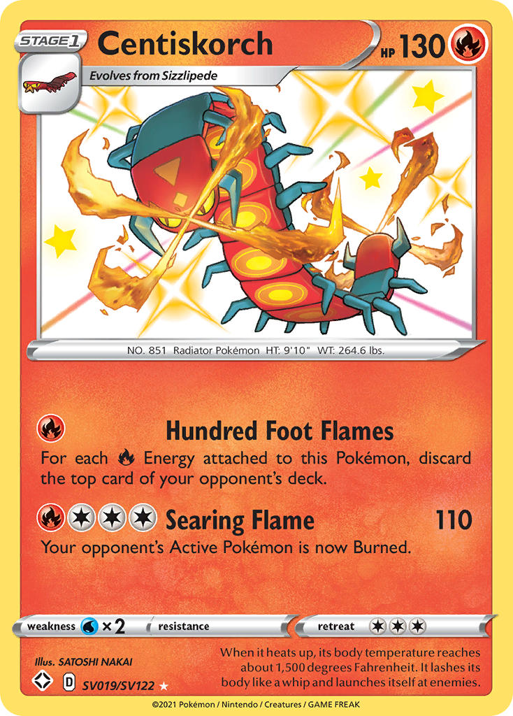 Centiskorch - Shining Fates (Secret Rare) [SHF-SV19] English / Near Mint / Normal