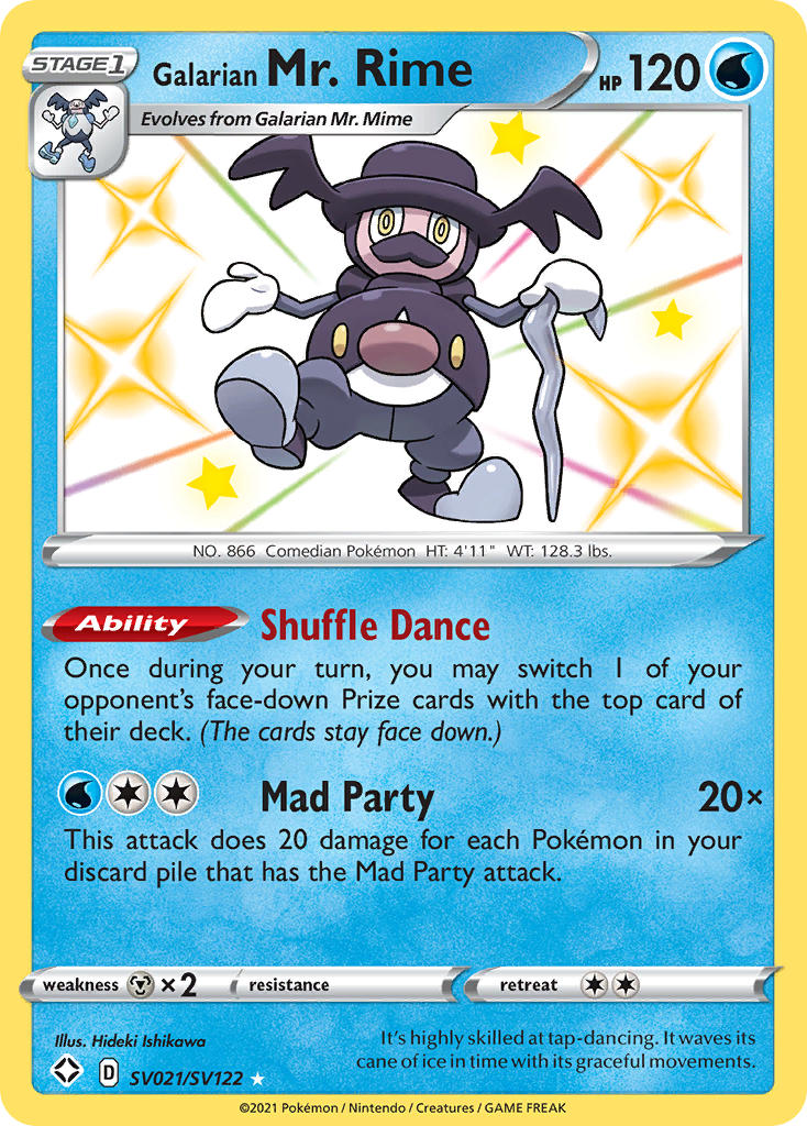 Galarian Mr. Rime - Shining Fates (Secret Rare) [SHF-SV21] English / Near Mint / Normal