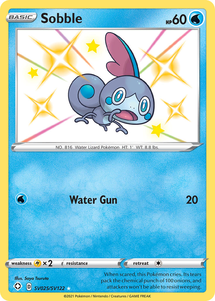 Sobble - Shining Fates (Secret Rare) [SHF-SV25] English / Near Mint / Normal