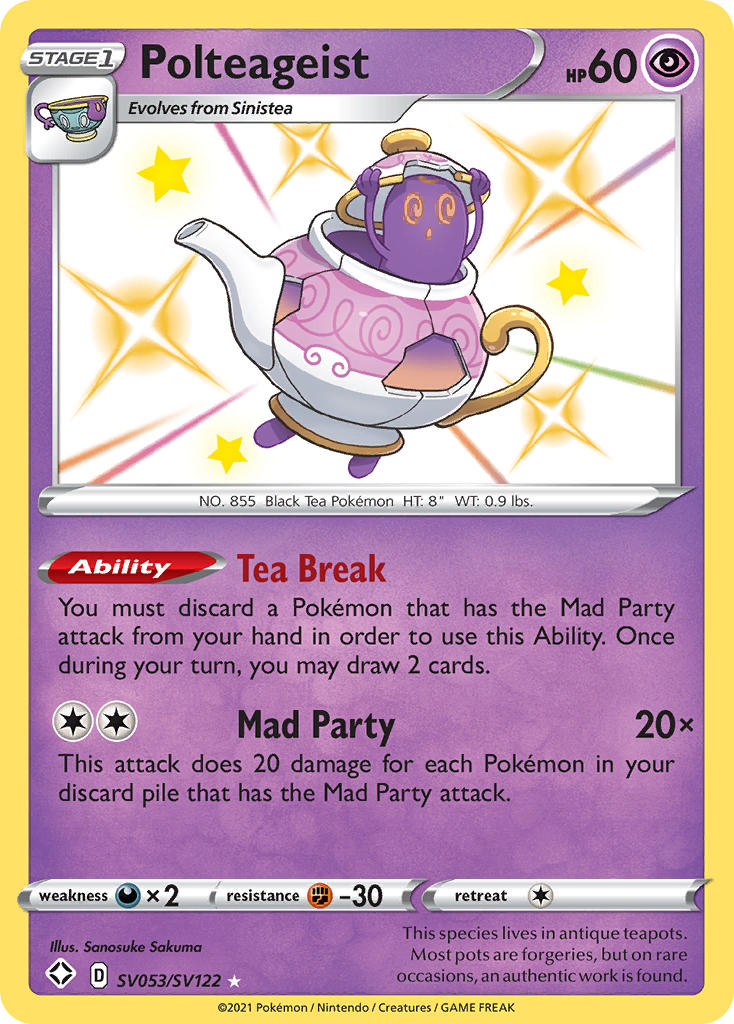 Polteageist - Shining Fates (Secret Rare) [SHF-SV53] English / Near Mint / Normal