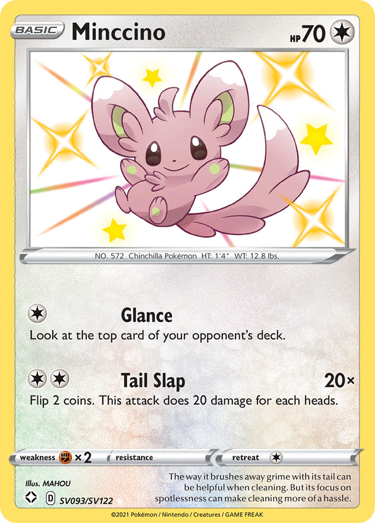 Minccino - Shining Fates (Secret Rare) [SHF-SV93] English / Near Mint / Normal