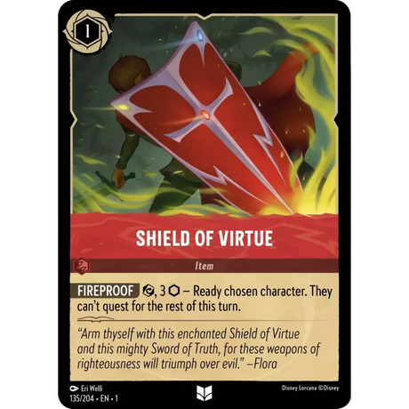 Shield of Virtue (Uncommon) - 135/204 - Disney Lorcana