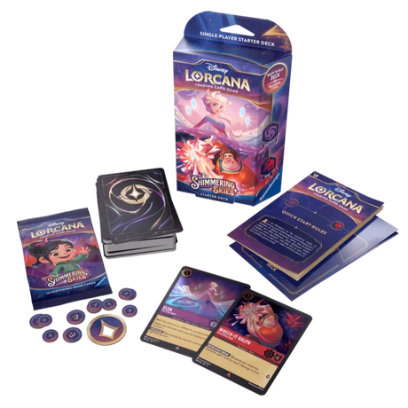 Lorcana TCG: Set 5 - Shimmering Skies - Starter Deck: Amethyst/Ruby (Elsa & Ralph)