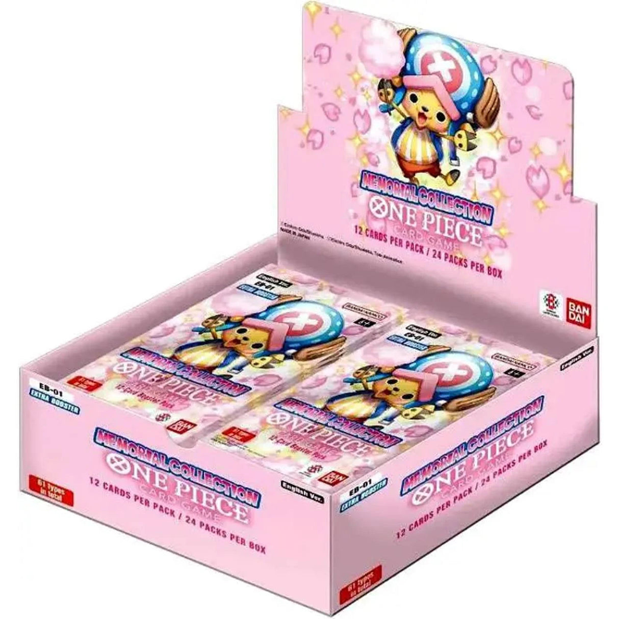 One Piece Card Game: Memorial Collection (EB01) Booster Display Box (24 Pakker)