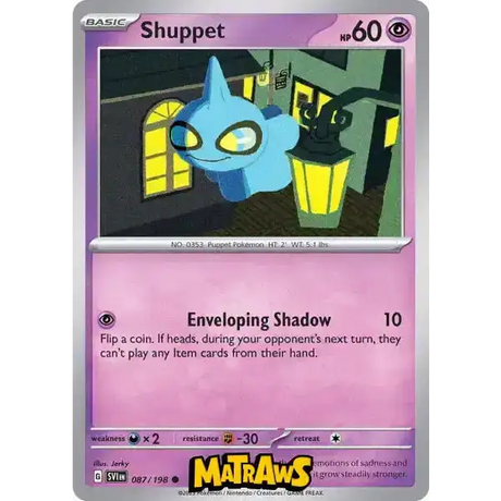 Shuppet - 087/198 Enkeltkort Scarlet & Violet Base Set 