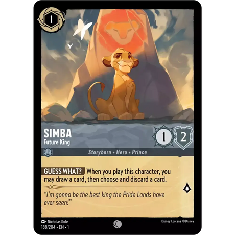 Simba - Future King (Common) - 188/204 - Disney Lorcana