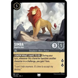 Simba - Rightful Heir (Uncommon) - 190/204 - Disney Lorcana