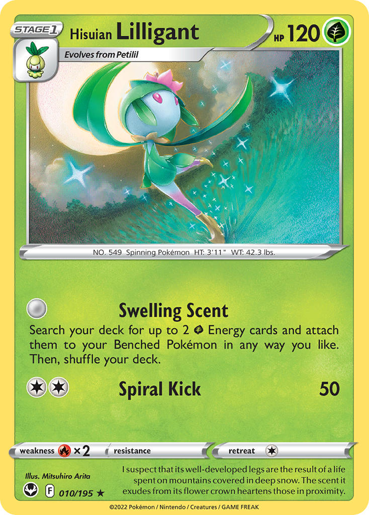 Hisuian Lilligant - Silver Tempest (Rare) [SIT-010] English / Near Mint / Normal