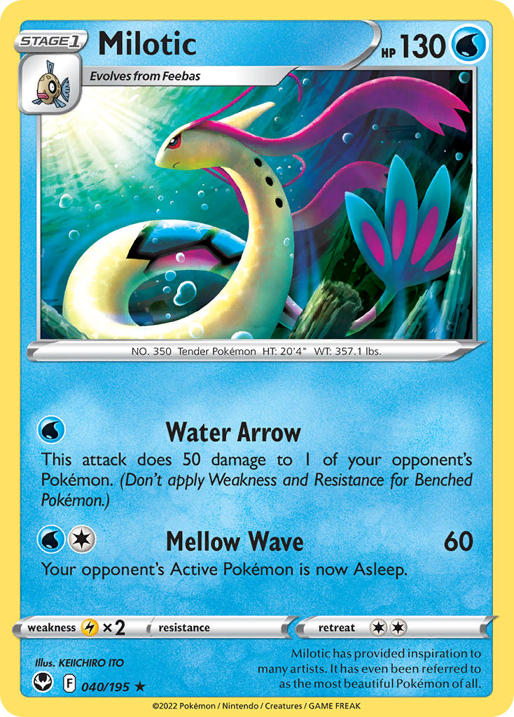 Milotic - Silver Tempest (Rare) [SIT-040] English / Near Mint / Normal